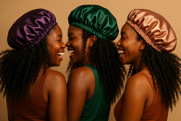 Shop Satin Bonnets for Coily Hair